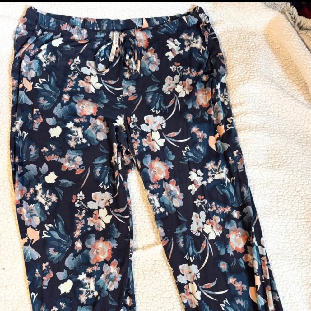 Soma Intimates Phantom Floral Sleep Pants XL